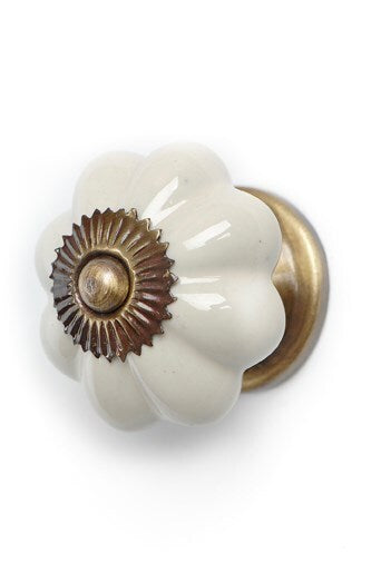 Bouton de meuble - Beige avoine