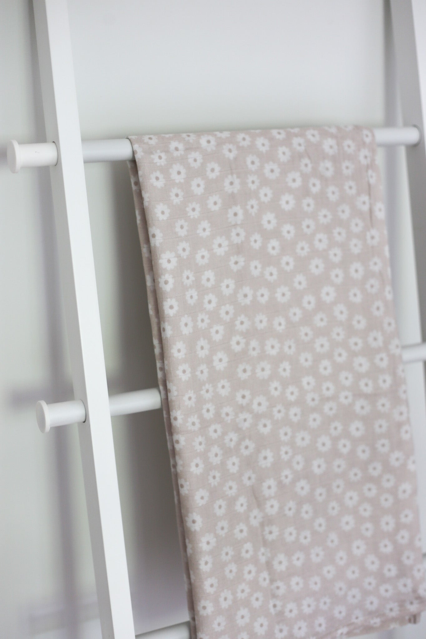 Mousseline marguerites - Beige avoine - Beige avoine
