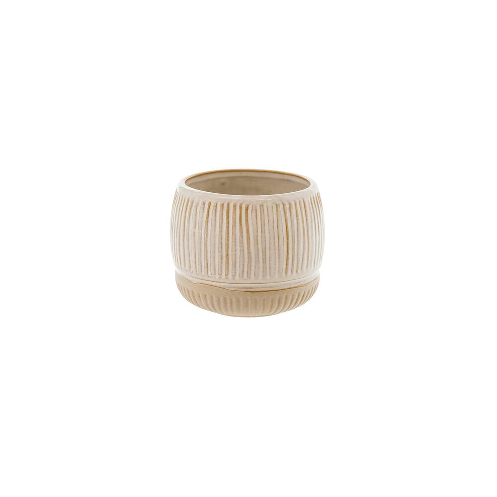 Lined vase / flowerpot