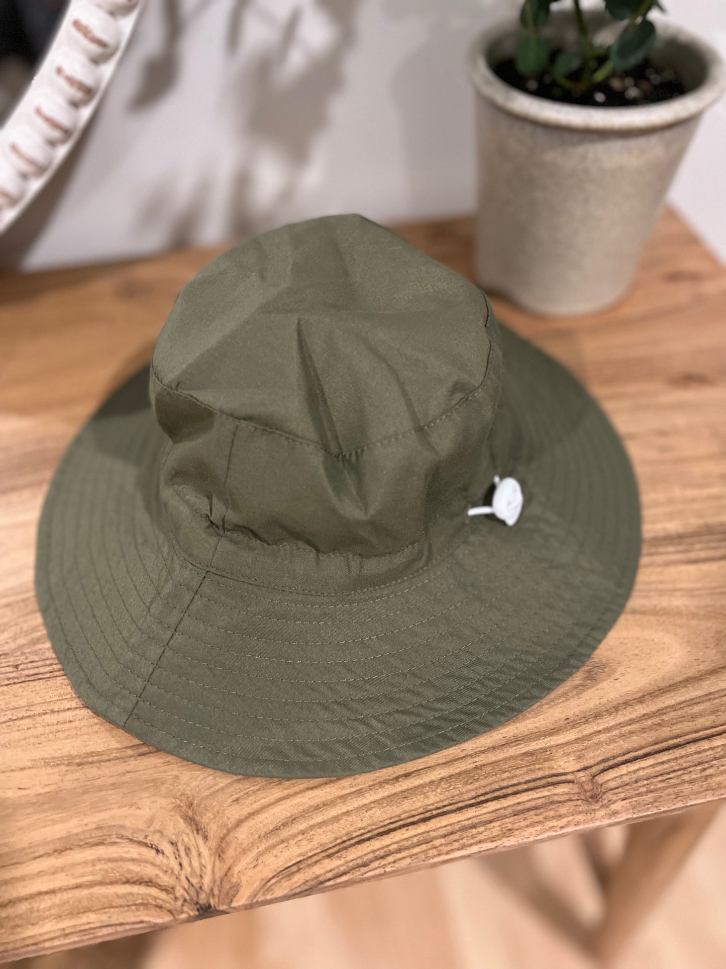Chapeau d'été en coton ajustable - FPS 50 - Beige avoine - Beige avoine