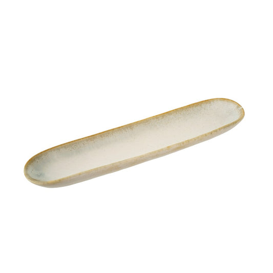 Petit plateau en porcelaine - beige - Beige avoine