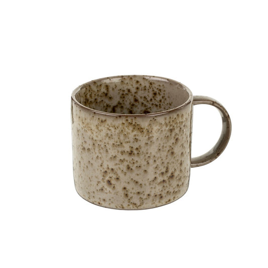 Tasse mouchetée - grège - Beige avoine