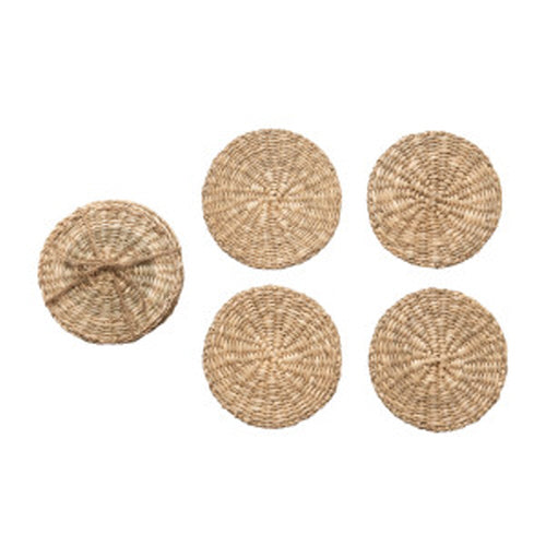 Sous-verres en jute - Beige avoine