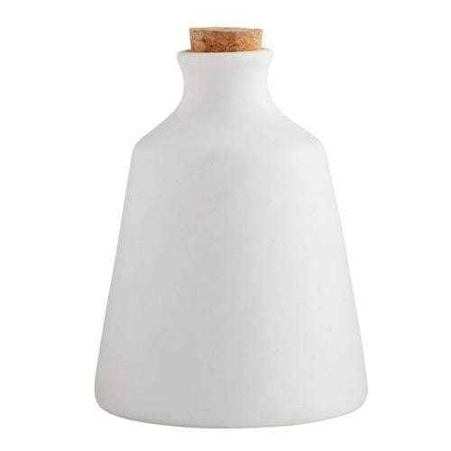 Petit vase céramique blanc mat - Beige avoine