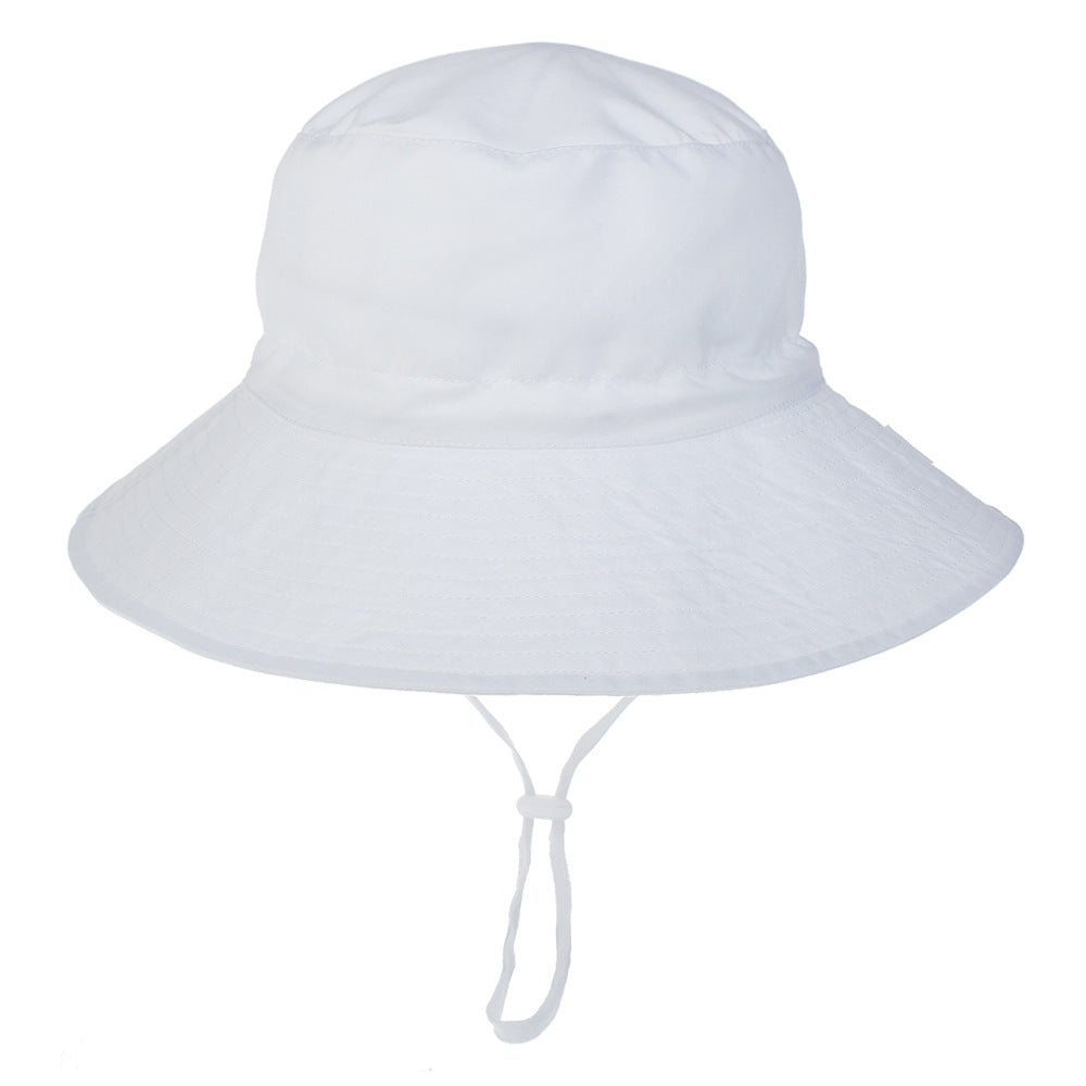 Chapeau d'été en coton ajustable - FPS 50 - Beige avoine - Beige avoine