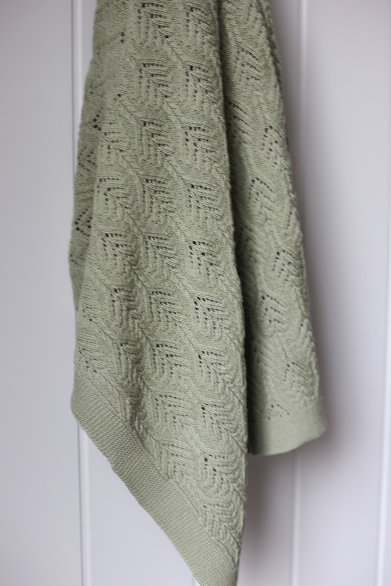 Couverture en tricot - Beige avoine - Beige avoine