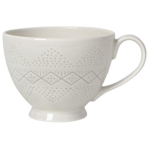 Tasse - Ornement nuage - Beige avoine