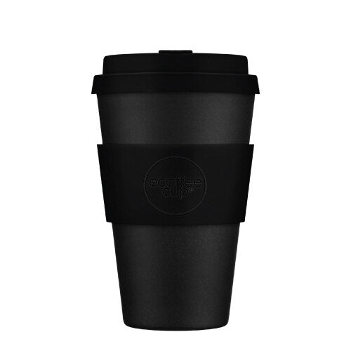 Tasse Ecoffee Cup 14 oz - Noire - Beige avoine