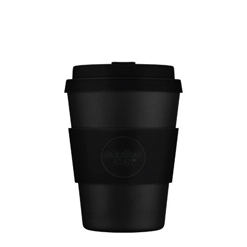 Tasse Ecoffee Cup 12 oz - Noire - Beige avoine