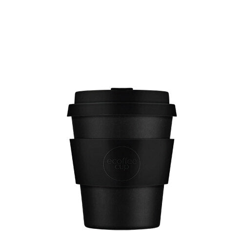 Tasse Ecoffee Cup 8oz - Noire - Beige avoine